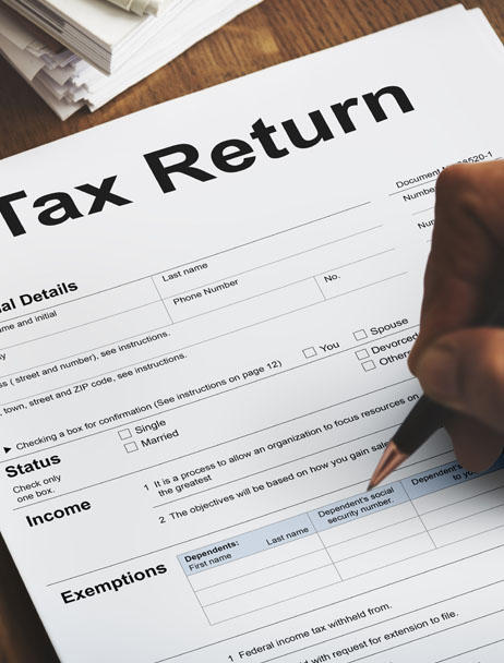 Filling Out Tax Returns